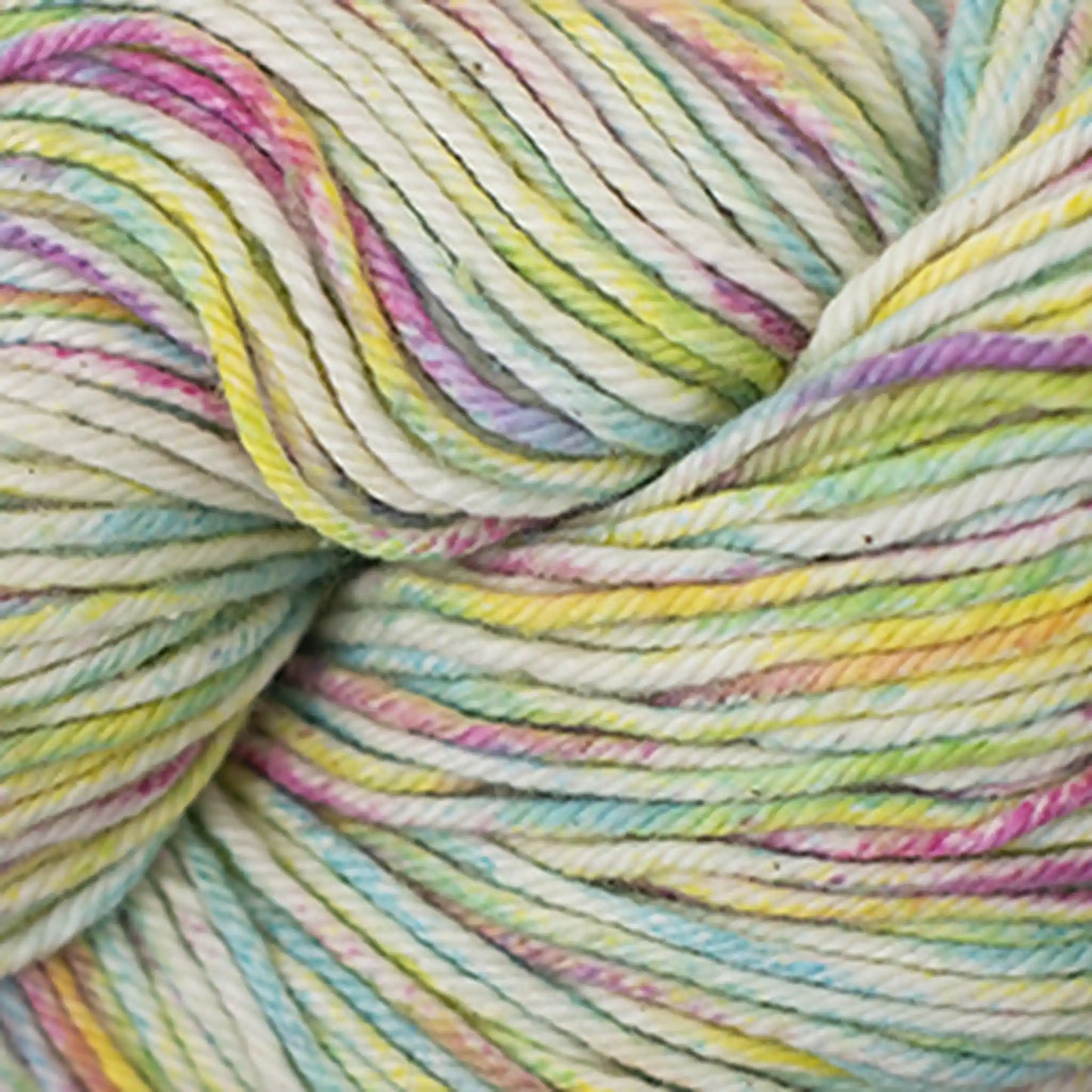 Cascade Nifty Cotton Splash Worsted Yarn color 204 Candy