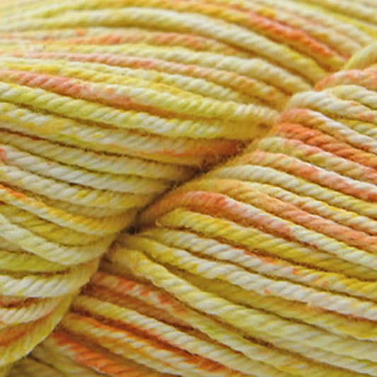 Cascade Nifty Cotton Splash Worsted Yarn color 220 Citrus