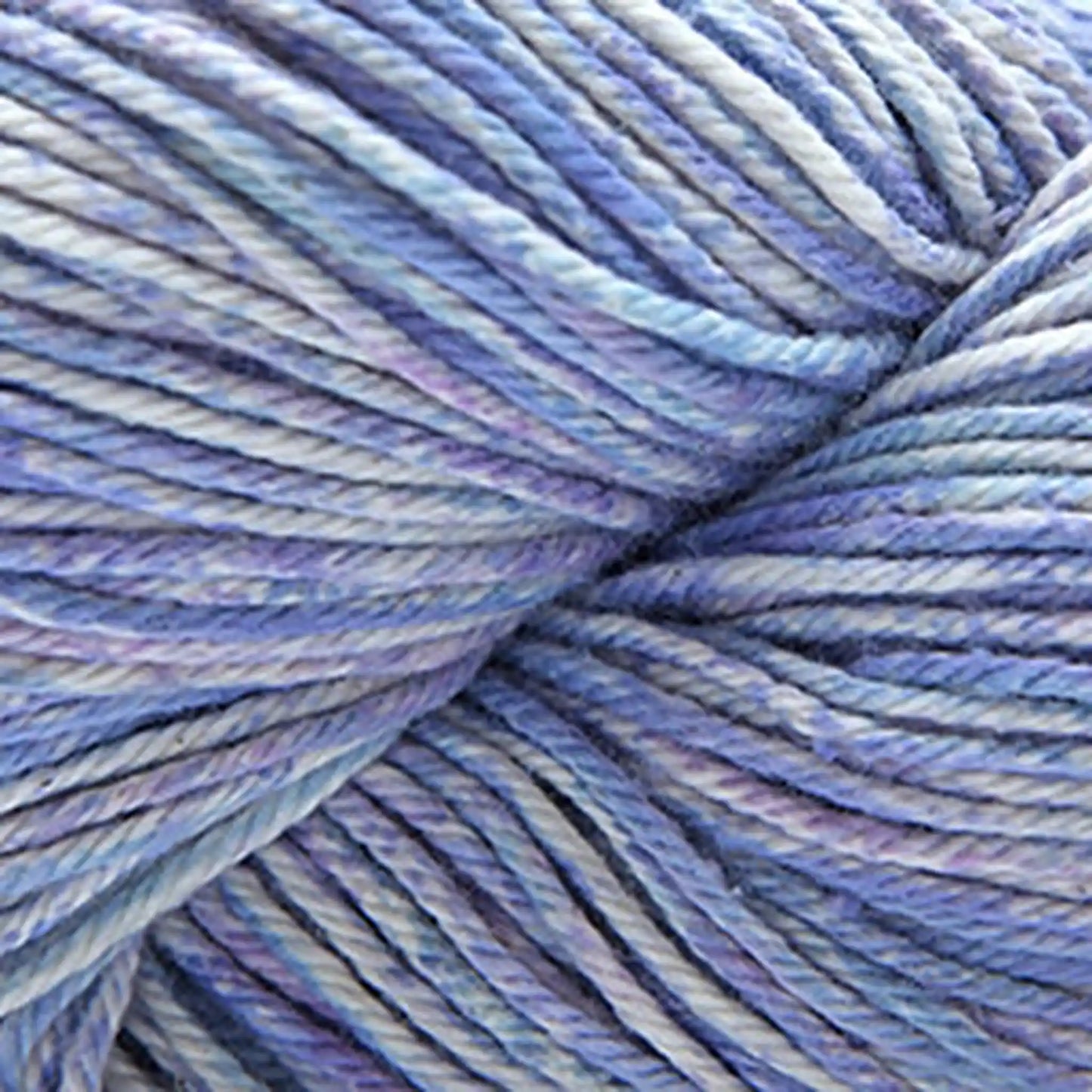 Cascade Nifty Cotton Splash Worsted Yarn color 222 Violets