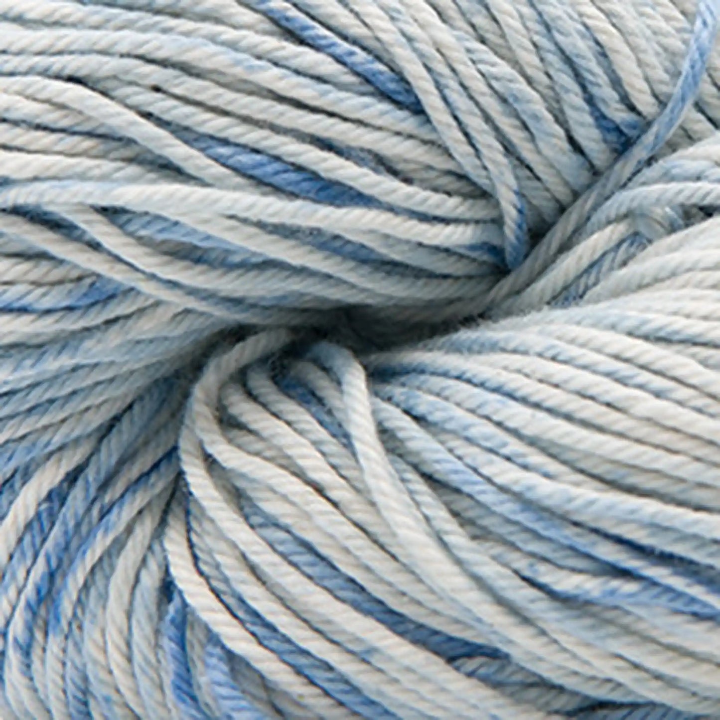 Cascade Nifty Cotton Splash Worsted Yarn color 224 Blues