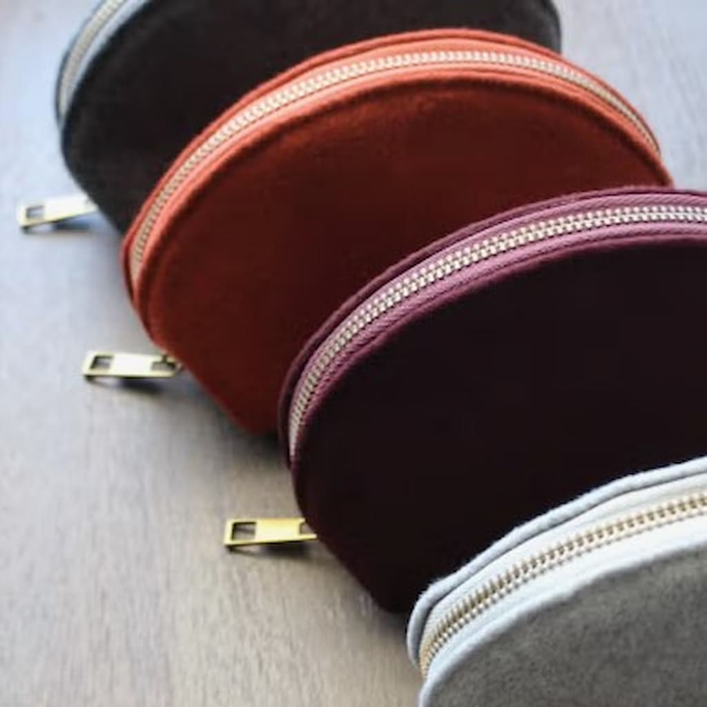 NNK Press Woolen Zippered Pouch | Un - Filled - Paradise Fibers