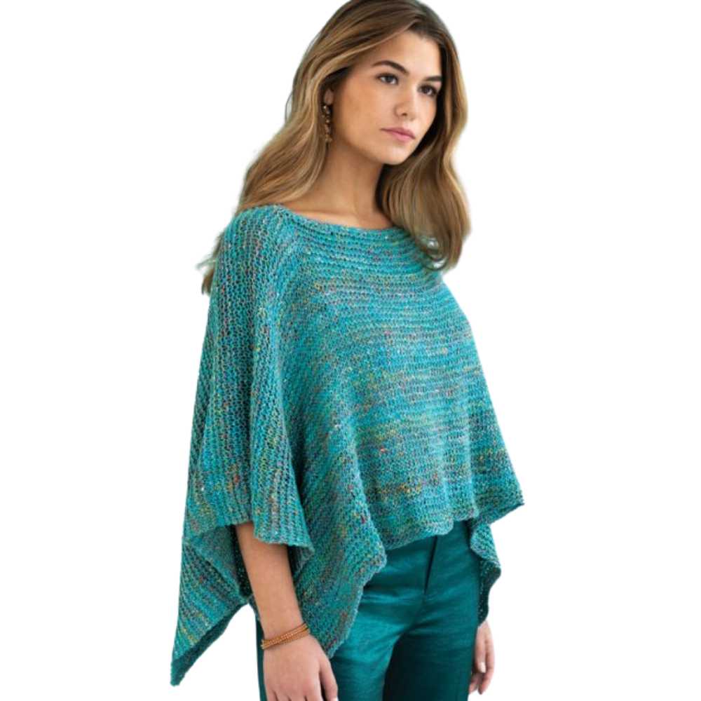 Noro | Easy-Peasy Poncho Pattern | Paradise Fibers | From $5.00