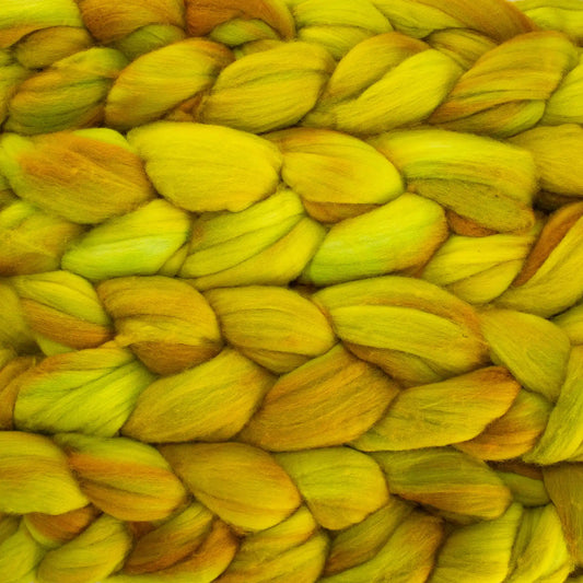 Frank Ochre 035 - Malabrigo Nube Roving Fiber Braid