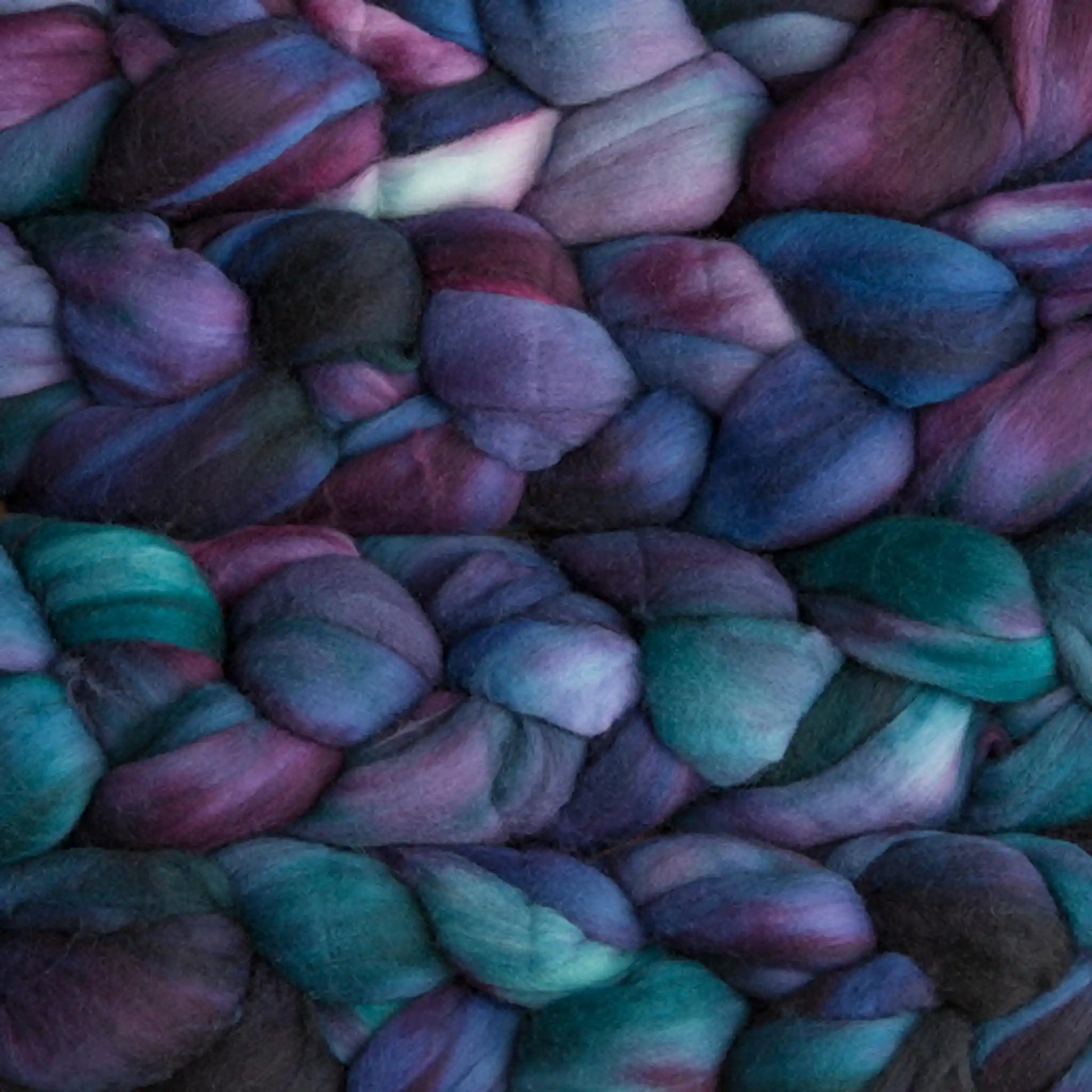 Whales Road 247 - Malabrigo Nube Roving Fiber Braid