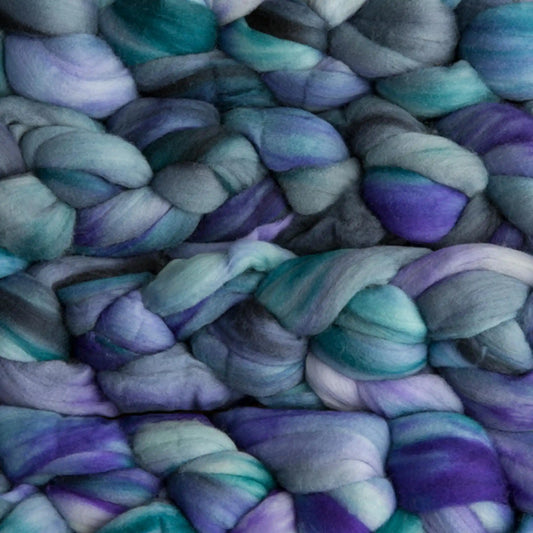 Azules 856 - Malabrigo Nube Roving Fiber Braid