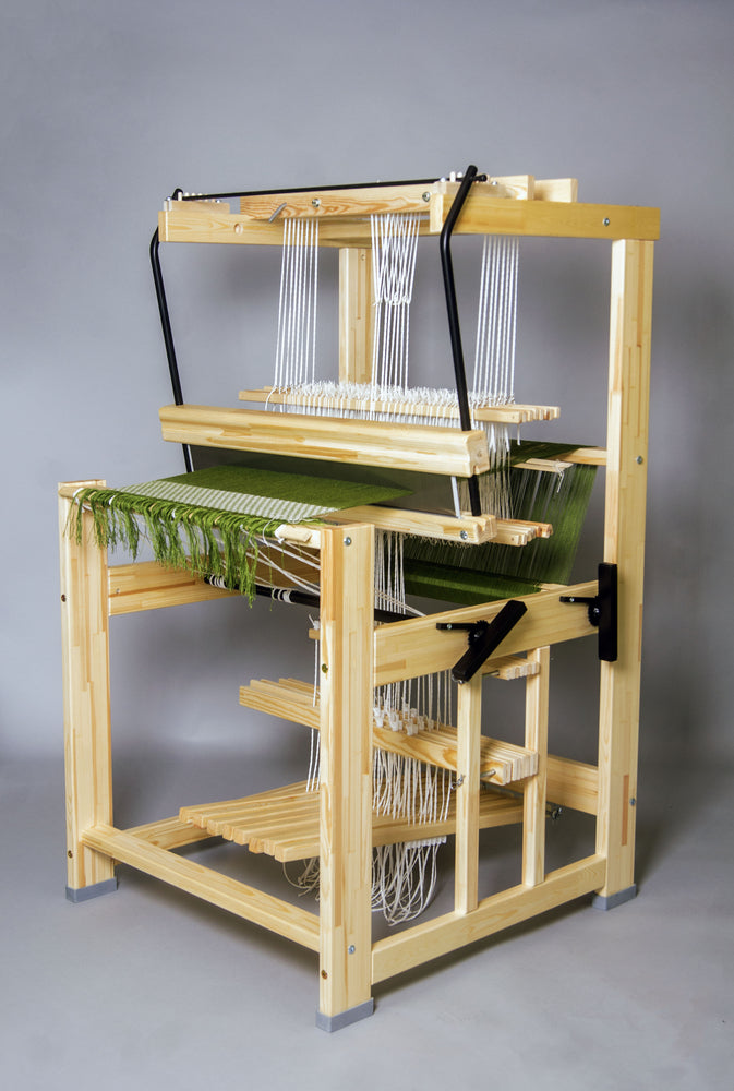 Glimakra Julia compact folding countermarch floor loom made of Swedish hardwood