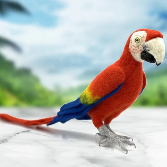 Pablo the Parrot Needle Felting Kit - Paradise Fibers