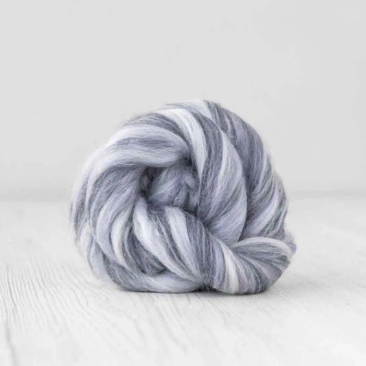Pale Brindled Beauty - Extrafine Multi-Colored Merino Top
