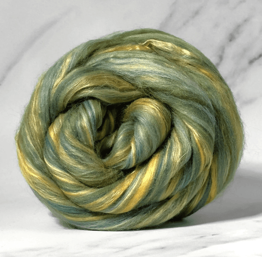 Paradise Fibers 80/20 Merino & Mulberry Silk Top – Stately Home - Paradise Fibers