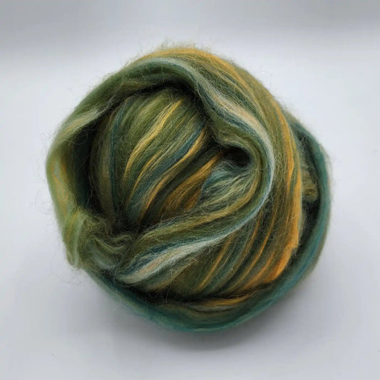 Paradise Fibers 80/20 Merino & Mulberry Silk Top – Stately Home - Paradise Fibers