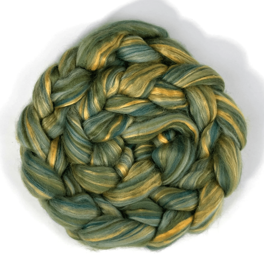 Paradise Fibers 80/20 Merino & Mulberry Silk Top – Stately Home - Paradise Fibers