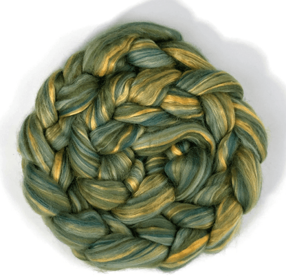Paradise Fibers 80/20 Merino & Mulberry Silk Top – Stately Home - Paradise Fibers