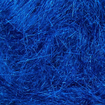 Close-up of Royal Blue A4 Angelina fiber showing the metallic strands