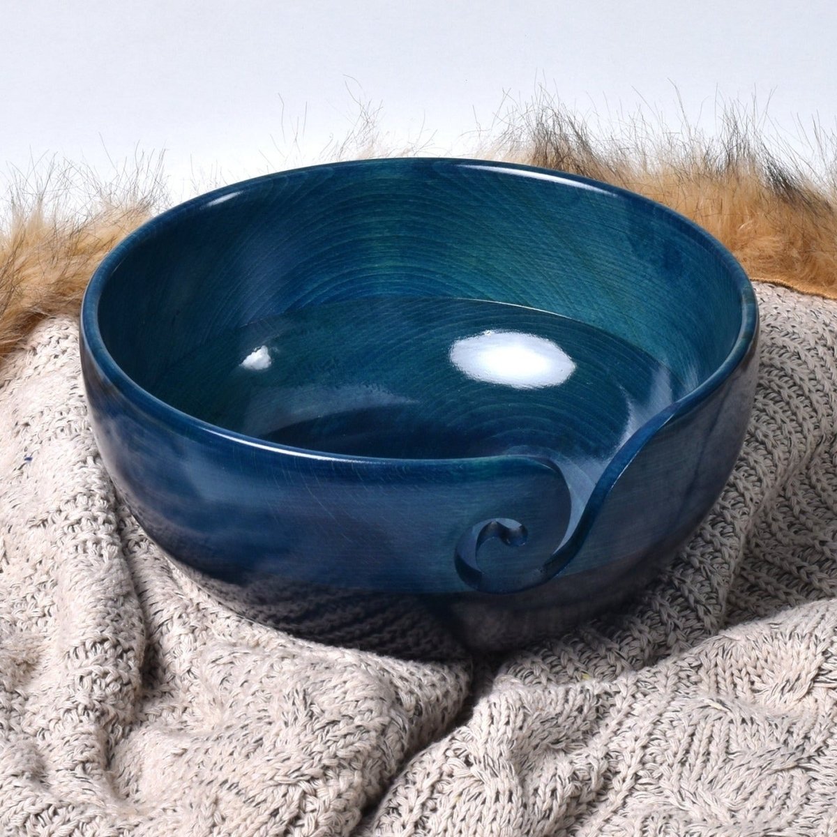 Paradise Fibers Artisan Oversize Wooden Yarn Bowls - Paradise Fibers