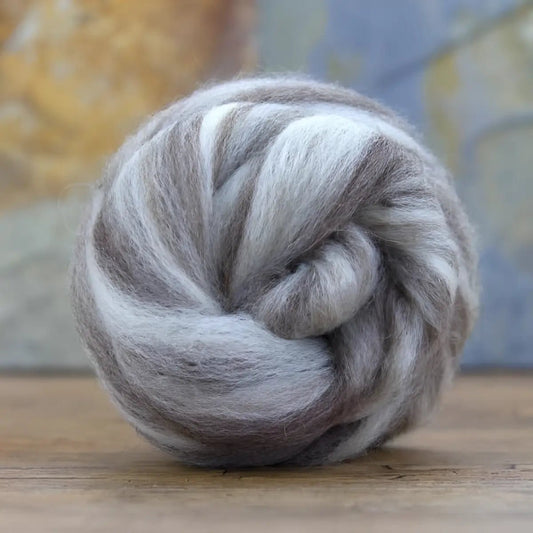 Paradise Fibers Blue Faced Leicester Top - Humbug - Paradise Fibers