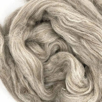 Paradise Fibers Blue Faced Leicester Top - Oatmeal - Paradise Fibers