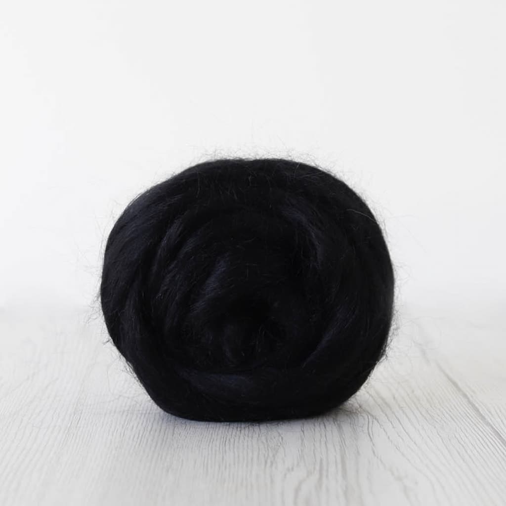 Paradise Fibers Dyed Mohair Wool Top - Paradise Fibers