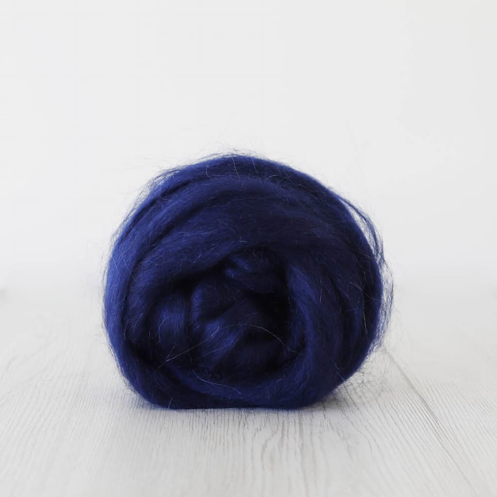 Paradise Fibers Dyed Mohair Wool Top - Paradise Fibers