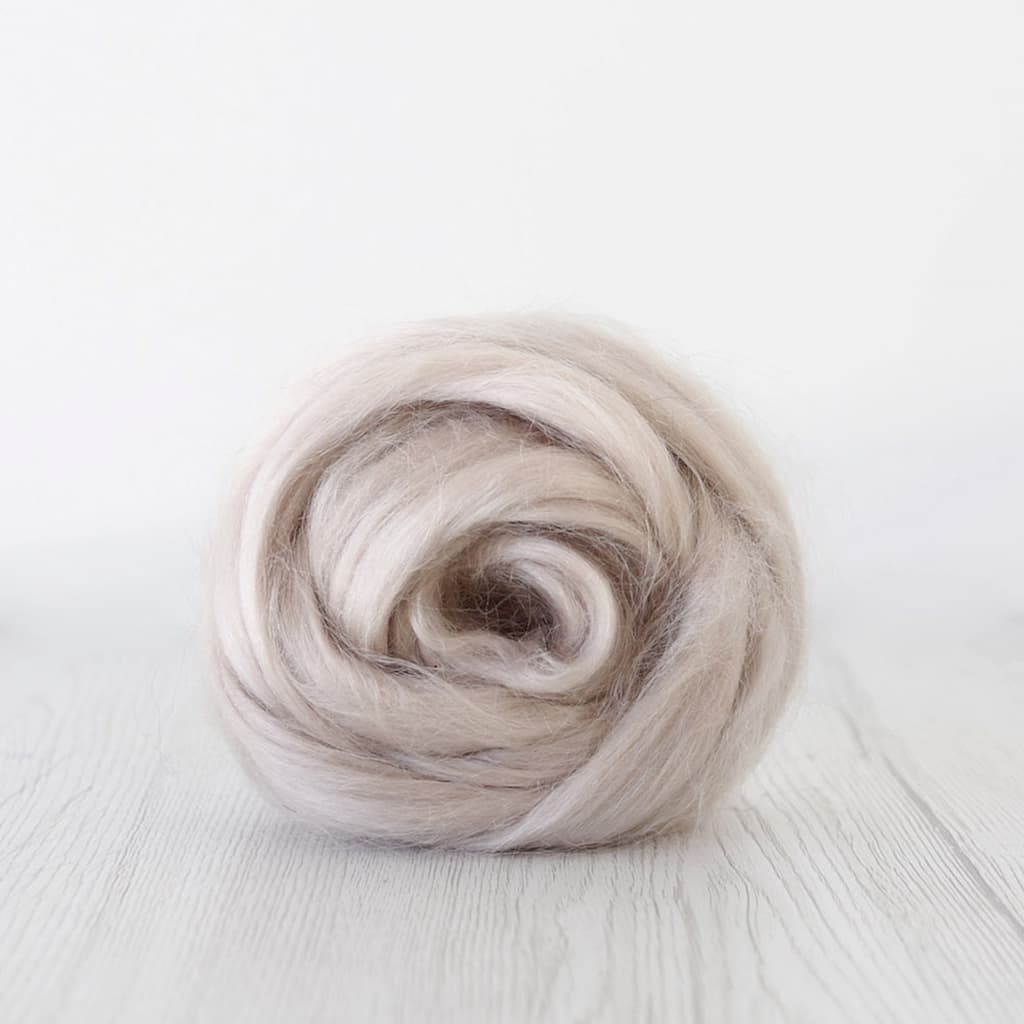 Paradise Fibers Dyed Mohair Wool Top - Paradise Fibers