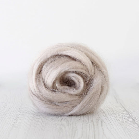 Paradise Fibers Dyed Mohair Wool Top - Paradise Fibers