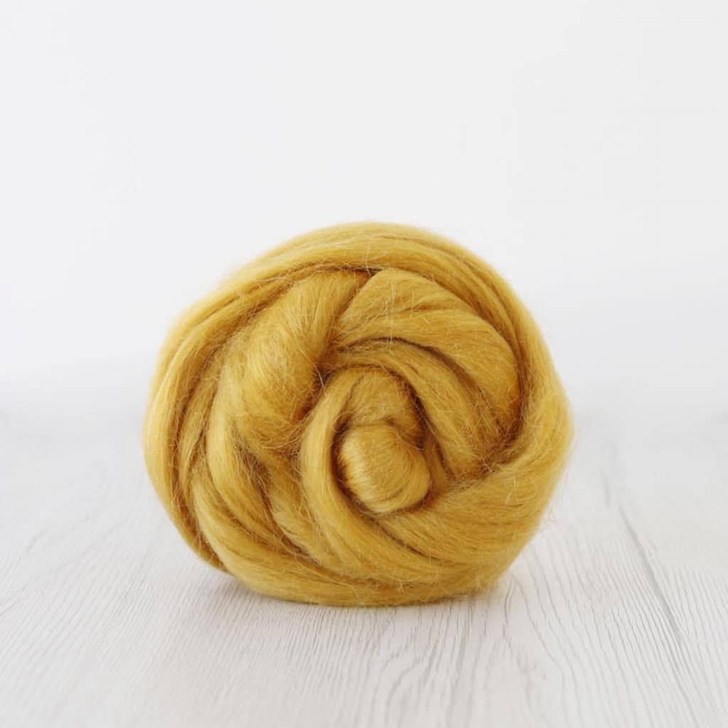Paradise Fibers Dyed Mohair Wool Top - Paradise Fibers