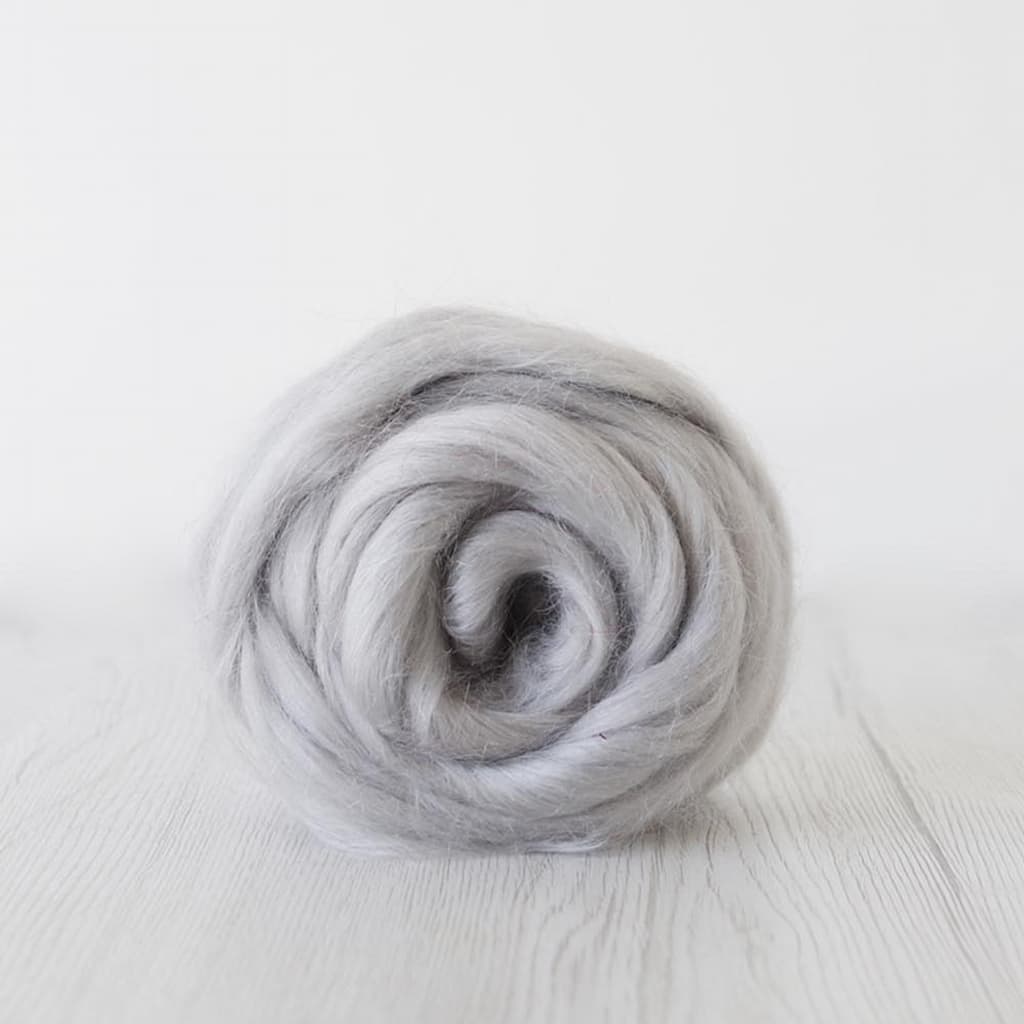 Paradise Fibers Dyed Mohair Wool Top - Paradise Fibers