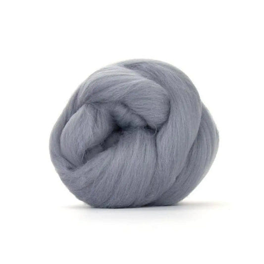 Paradise Fibers Solid Colored Merino Top - 73 Ash - 1oz - Paradise Fibers