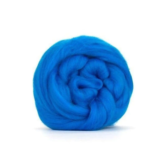 Paradise Fibers Solid Colored Merino Top - 87 Mediterranean - 1oz - Paradise Fibers