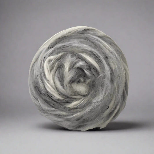 Paradise Fibers | White Cabbage Moth Tweed Blend - Paradise Fibers