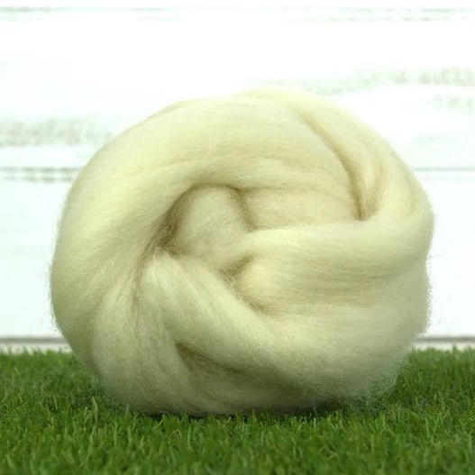 Paradise Fibers White Shropshire Top - Paradise Fibers