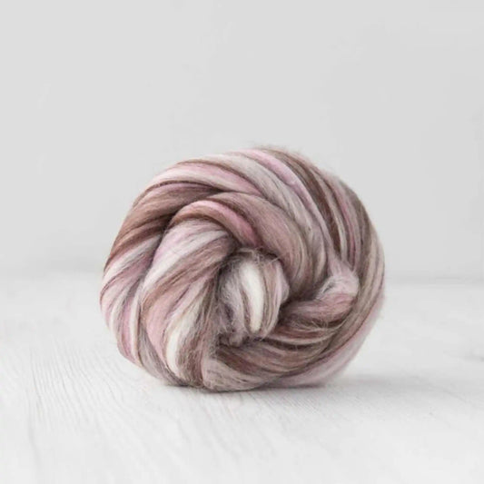 Peach Blossom - Extrafine Multi-Colored Merino Top