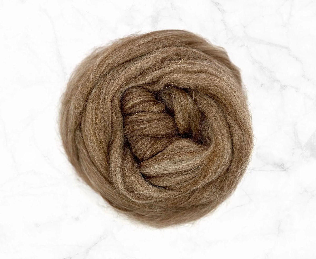 PF Chocolate Kiss Alpaca/BFL/Polwarth Top - Paradise Fibers