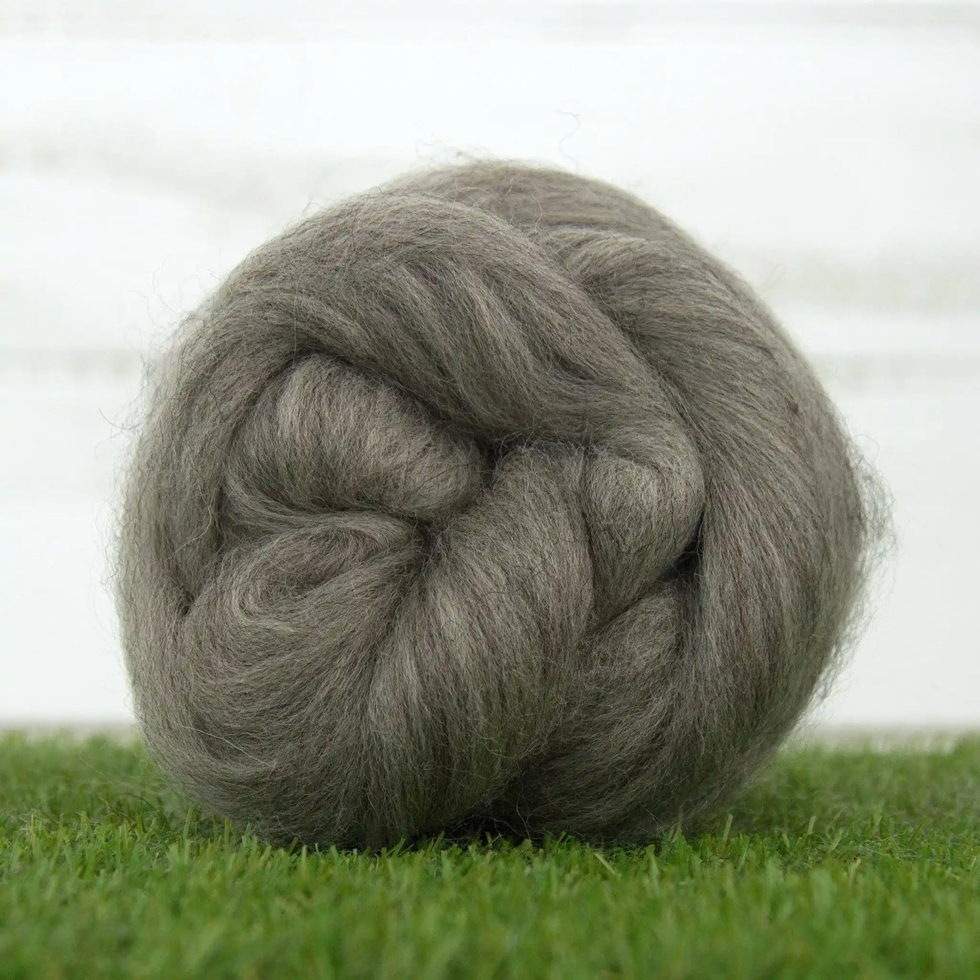 Paradise Fibers Grey Shetland Wool Top