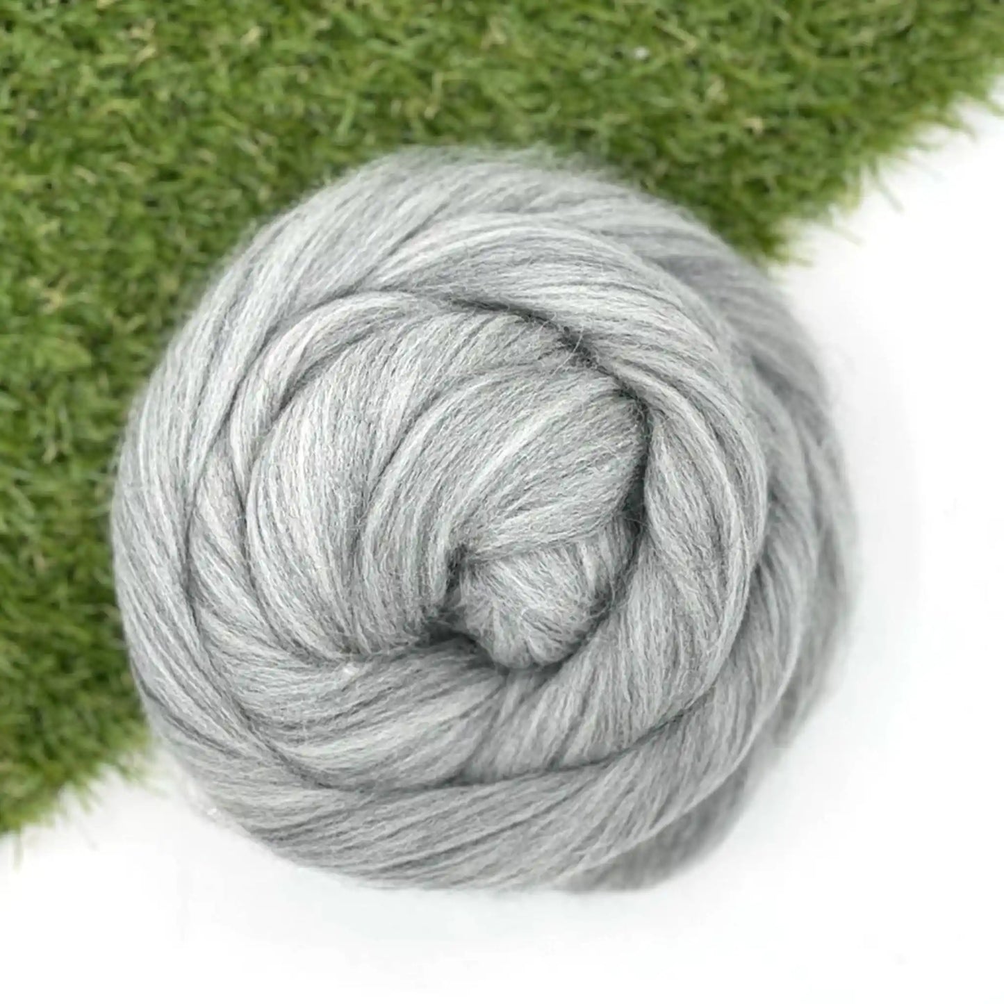 Natural Grey Merino Wool Top