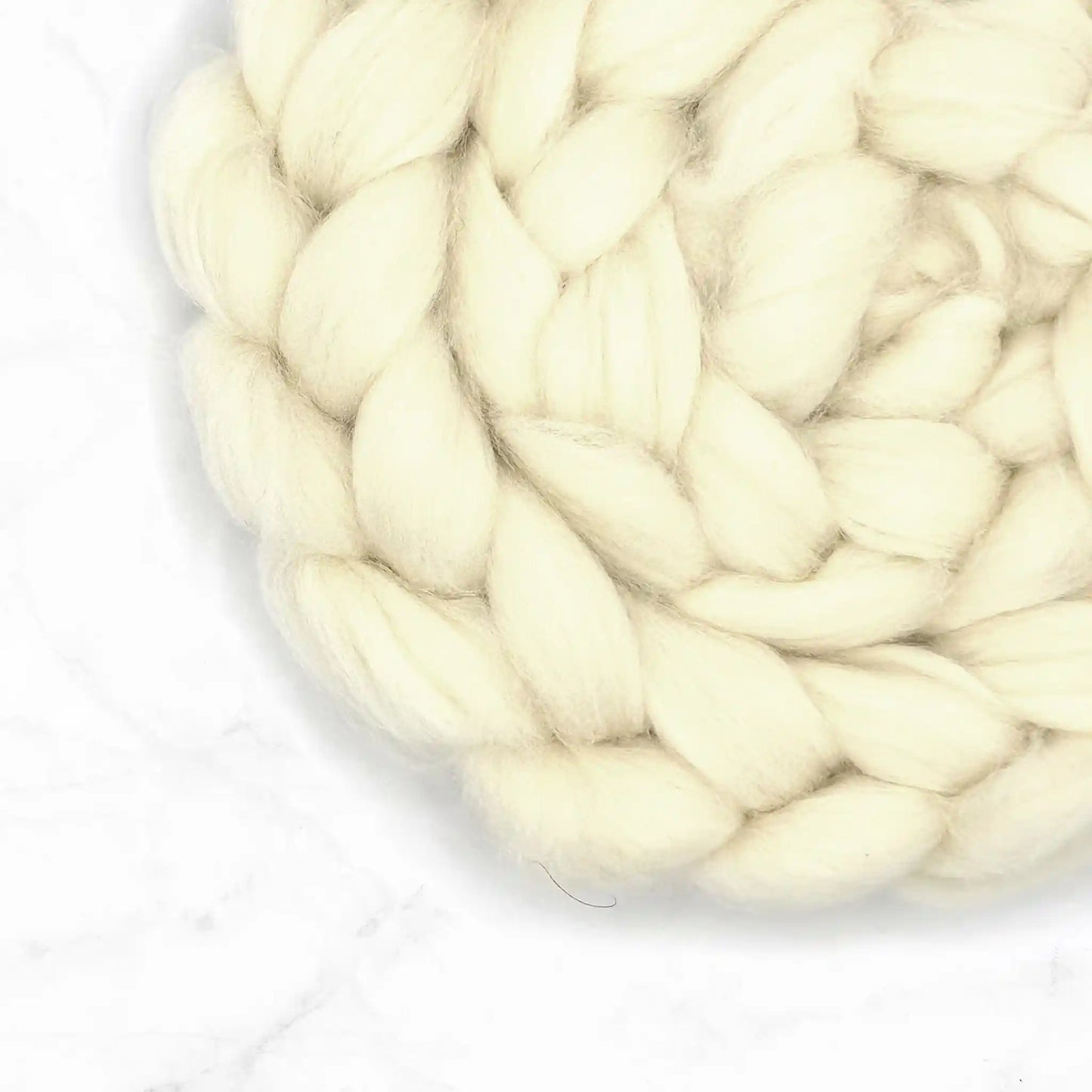 Paradise Fibers De-Haired Yak Down Top - Bleached