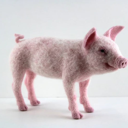 Pippin the Pig Needle Felting Kit - Paradise Fibers