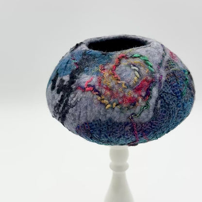 Wet Felting with Abbie | Felted Vessel