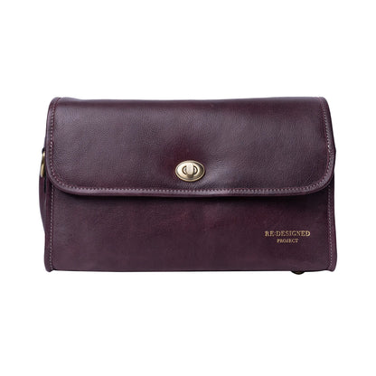 RE:DESIGNED Project 74 - Project Bag with Needle Storage color Dark Cherry