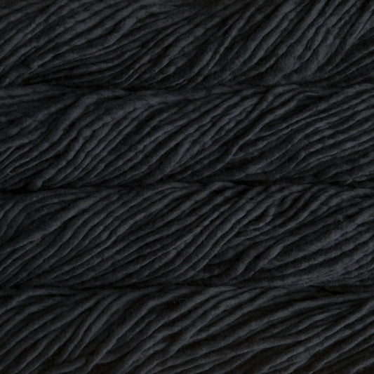 Malabrigo Rasta Super Bulky Yarn color Black 195