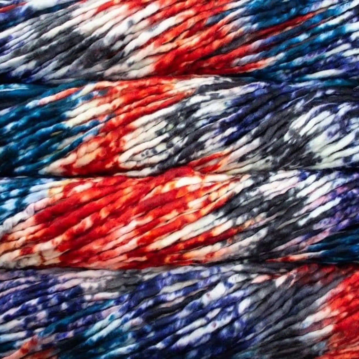 Malabrigo Rasta Super Bulky Yarn color Pintada Campfire 172