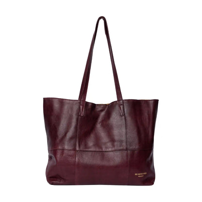 RE:DESIGNED Project 19 - Leather Shopper Bag color Dark Cherry