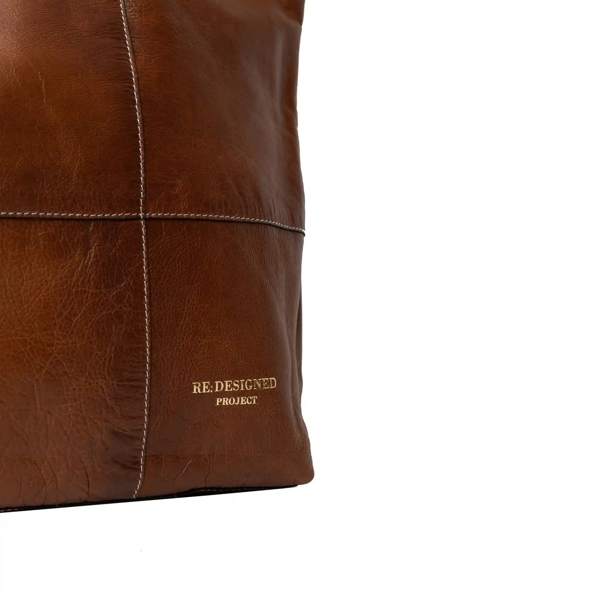 RE:DESIGNED Project 19 - Leather Shopper Bag color Walnut