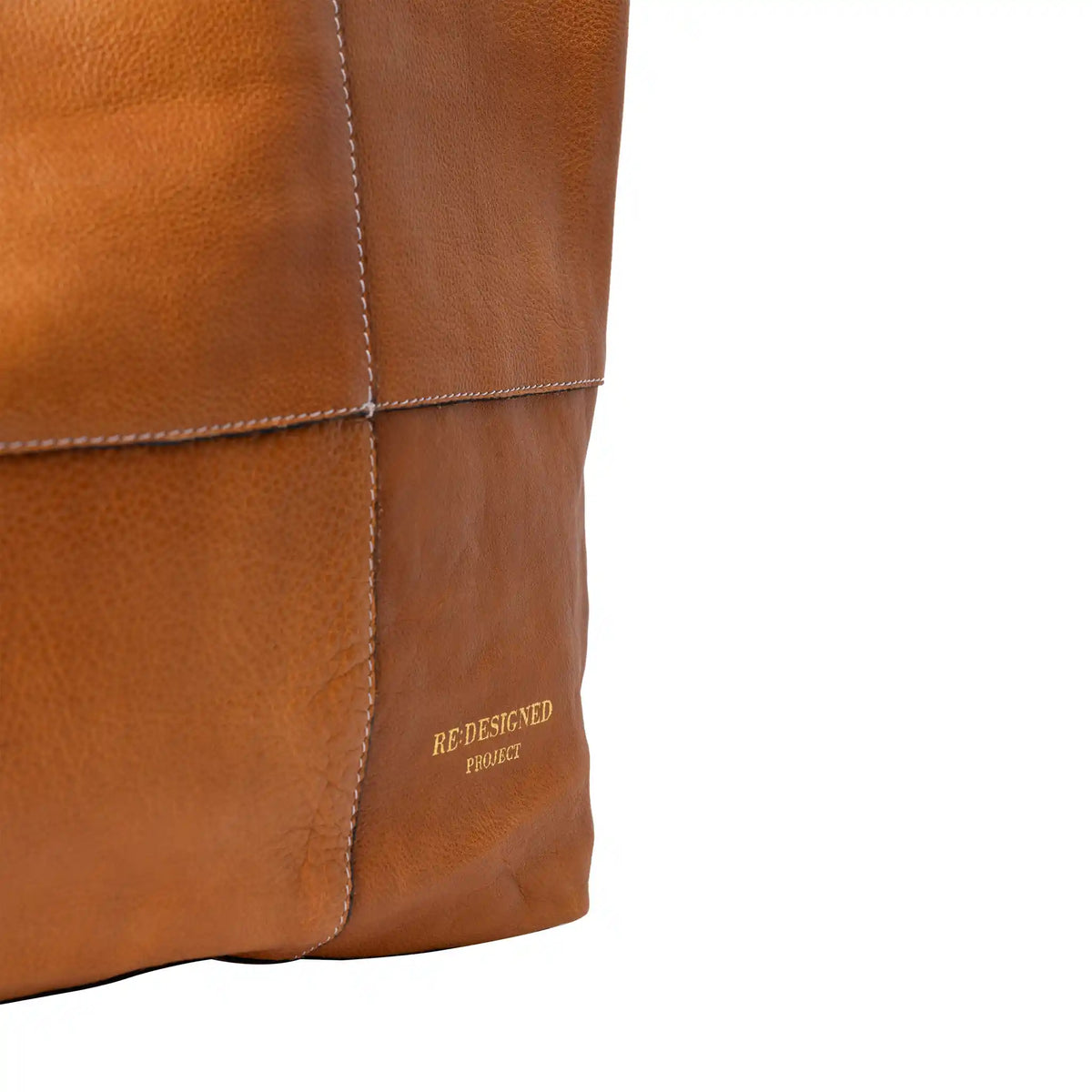 RE:DESIGNED Project 19 - Leather Shopper Bag color Burned Tan