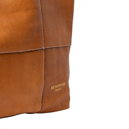 RE:DESIGNED Project 19 - Leather Shopper Bag color Burned Tan