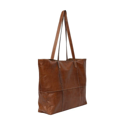 RE:DESIGNED Project 19 - Leather Shopper Bag color Walnut