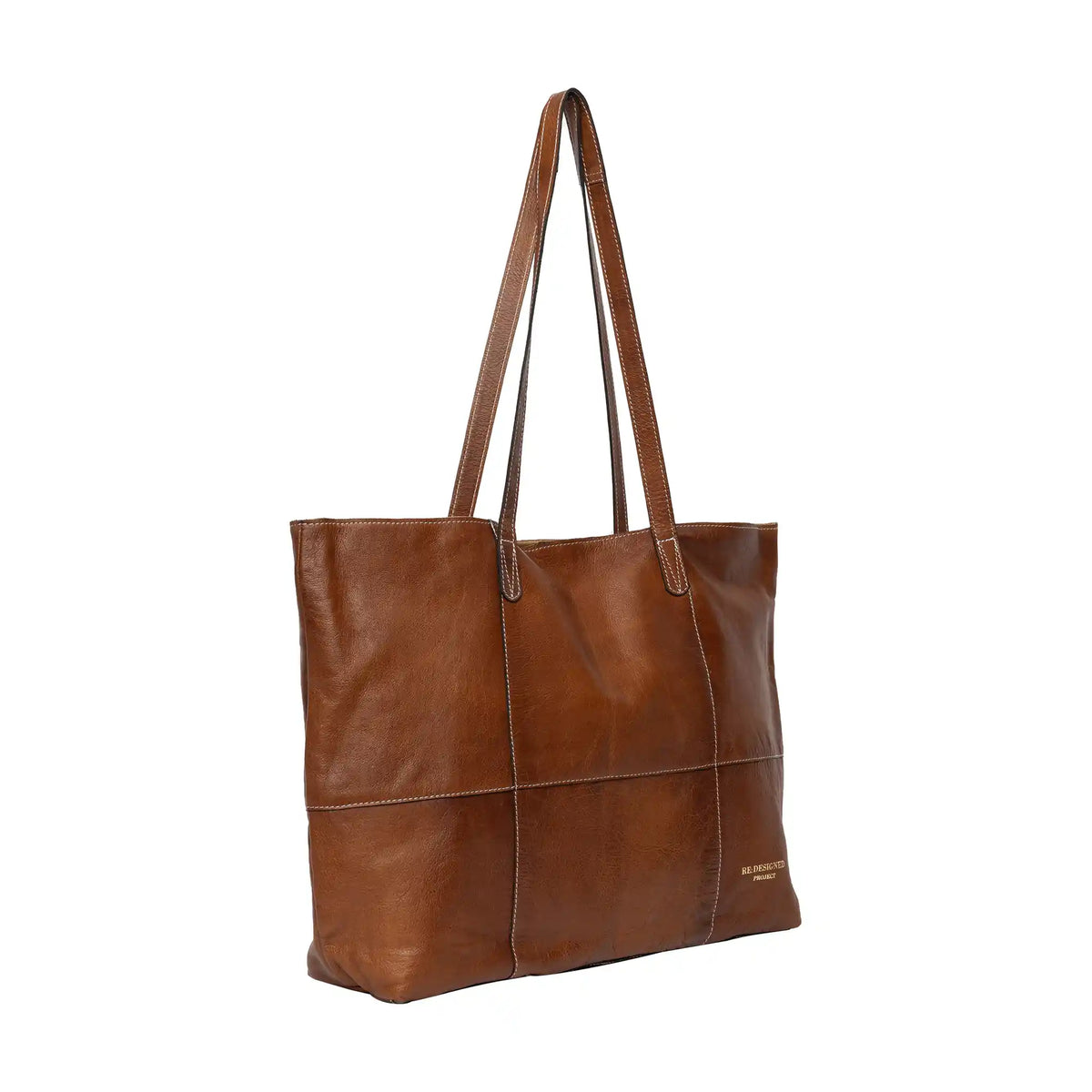 RE:DESIGNED Project 19 - Leather Shopper Bag color Walnut