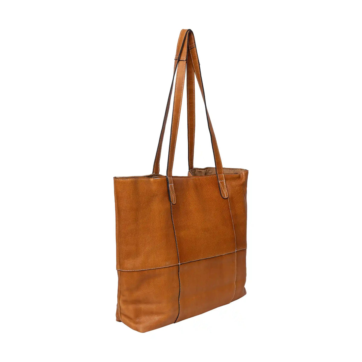 RE:DESIGNED Project 19 - Leather Shopper Bag color Burned Tan