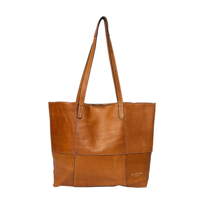 RE:DESIGNED Project 19 - Leather Shopper Bag color Burned Tan