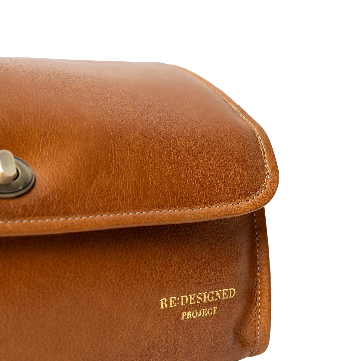 RE:DESIGNED Project 74 Project Bag in Burned Tan leather