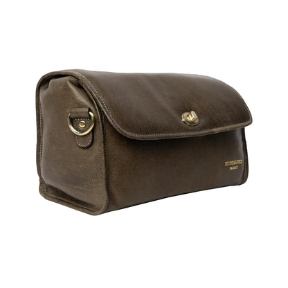 RE:DESIGNED Project 74 Project Bag in Dark Green leather